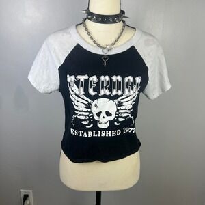 Rockstar gf baseball baby tee